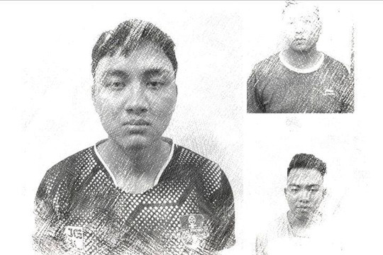 Tạm giữ 3 đối tượng đốt pháo sáng trên sân Hàng Đẫy