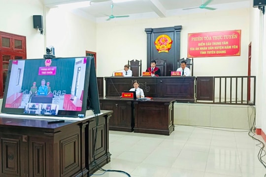 TAND huyện Hàm Yên (Tuyên Quang): Phong trào thi đua ngày càng sôi nổi và thiết thực