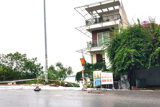 TP Hạ Long: Tiềm ẩn nguy cơ sạt lở tại khu biệt thự Ban Mai