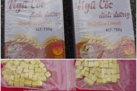 Bắt đối tượng giấu 300 viên ma túy trong hộp ngũ cốc dinh dưỡng