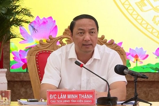 Kỷ luật khiển trách với chủ tịch UBND tỉnh Kiên Giang