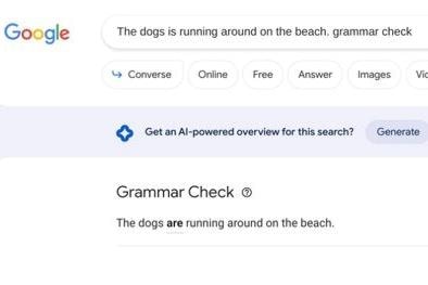 Google được bổ sung tính năng kiểm tra ngữ pháp tiếng Anh