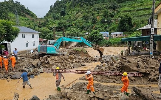 Huyện Mù Cang Chải đã được cấp điện trở lại