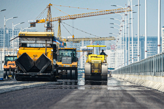 Cầu Vĩnh Tuy giai đoạn 2: Gấp rút “về đích”, góp phần giảm ùn tắc