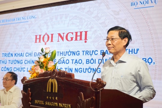Bồi dưỡng, tập huấn cho cán bộ công chức làm công tác tín ngưỡng, tôn giáo