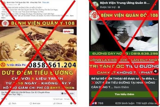Mạo danh Bệnh viện Trung ương Quân đội 108 để trục lợi
