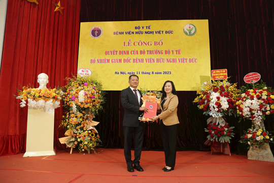 Bệnh viện Hữu nghị Việt Đức có tân Giám đốc