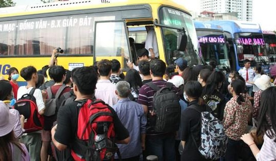 Hà Nội: Tăng cường gần 640 lượt xe khách dịp cao điểm nghỉ lễ 2/9