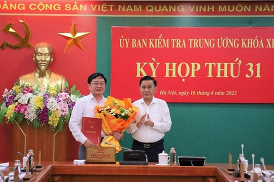 Bộ Chính trị chuẩn y Phó Chủ nhiệm UBKT Trung ương khóa XIII