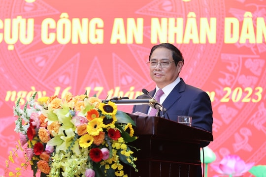 Thủ tướng Phạm Minh Chính dự Đại hội thành lập Hội Cựu Công an nhân dân Việt Nam