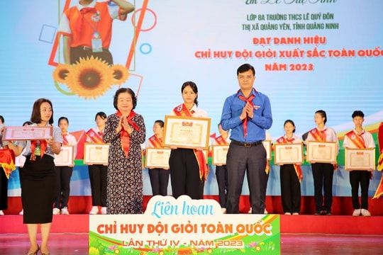 Tuyên dương 207 chỉ huy Đội giỏi toàn quốc lần thứ IV