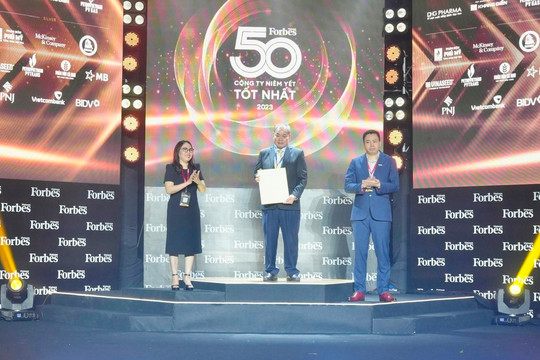 Becamex IDC lần thứ 3 liên tiếp được vinh danh Top 50 Công ty niêm yết tốt nhất Việt Nam