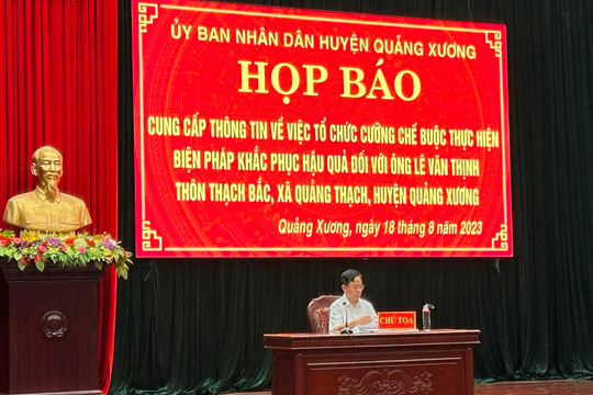 Cưỡng chế hộ gia đình không chấp hành xử phạt trong lĩnh vực xây dựng