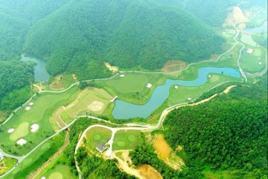 Hòa Bình quy hoạch 40 sân golf, không dùng đất rừng