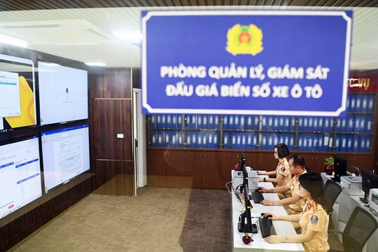11 biển số xe ô tô được đấu giá trong phiên đầu tiên