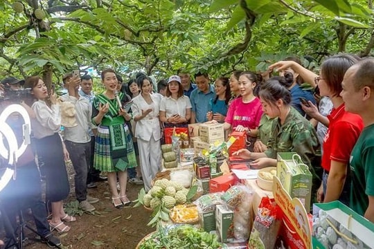 Thái Nguyên: Bán hơn 2.000 đơn hàng qua phiên chợ livestream