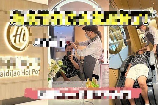Nhà hàng lẩu kèm dịch vụ gội đầu cho khách