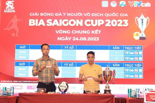 Bắt đầu vòng chung kết toàn quốc giải bóng đá 7 người vô địch Quốc Gia - Bia Saigon Cup 2023 (VPL-S4)