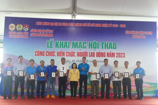 Hơn 1.200 VĐV tranh tài tại Hội thao Công chức, viên chức, lao động 2023