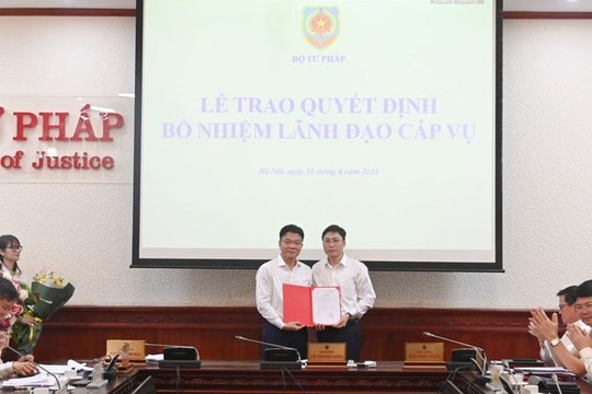 Bộ Tư pháp có người phát ngôn mới