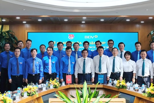 BIDV và Trung ương Đoàn TNCS HCM ký kết hợp tác giai đoạn 2023-2025