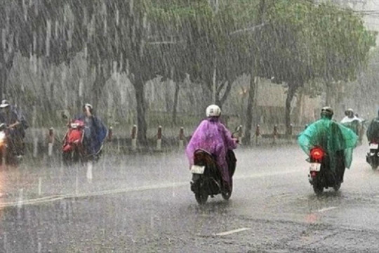 Bắc Bộ, Thanh Hóa và Nghệ An mưa lớn, nguy cơ lũ quét, sạt lở đất ở vùng núi