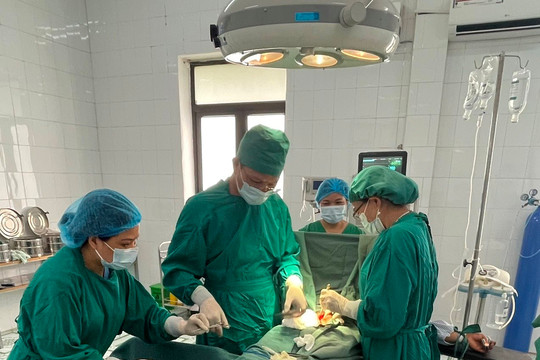 Nam thanh niên bị bò húc thủng bụng được cứu sống