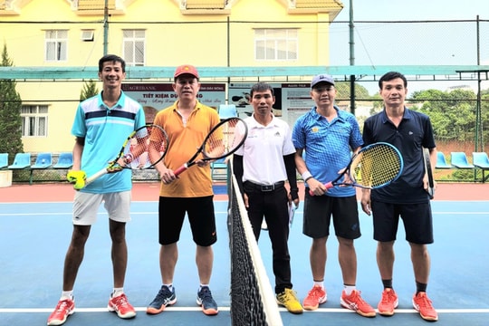 Hơn 100 vận động viên tranh tài Giải tennis cúp “Báo Công lý khu vực Nam miền Trung - Tây Nguyên”
