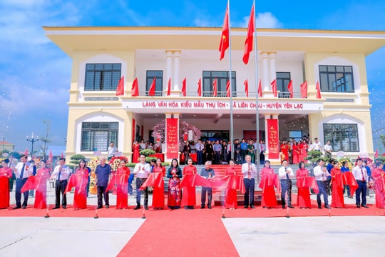 Vĩnh Phúc: Khánh thành Thiết chế văn hóa Làng văn hóa kiểu mẫu Thụ Ích