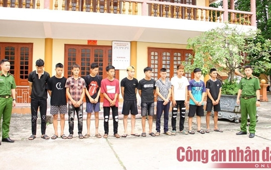 Trấn áp hai nhóm tội phạm đường phố tung hoành tại Thái Nguyên