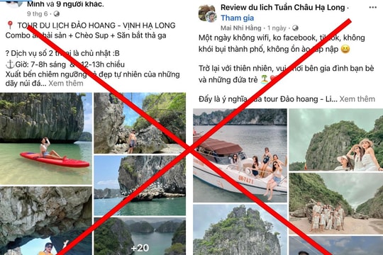 Cảnh báo rủi ro từ hoạt động du lịch trải nghiệm tự phát trên Vịnh Hạ Long