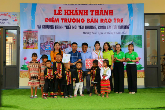 Niềm vui lớn cho cô trò mầm non Bản Rào Tre