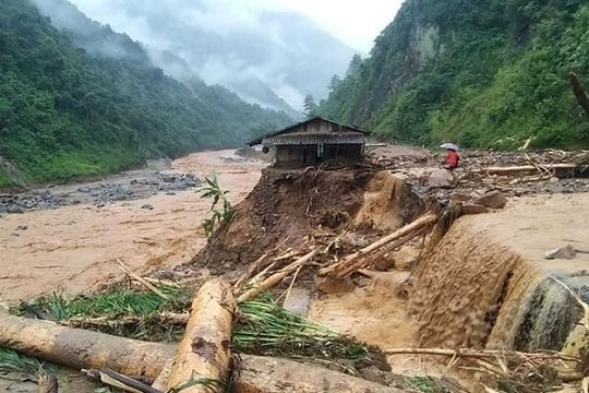 Cảnh báo nguy cơ xảy ra lũ quét, sạt lở đất một số địa phương