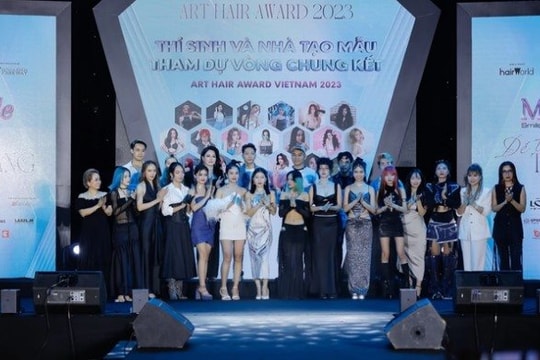 Những Ntk tóc VNBA khiến sân khấu "Art Hair Award Vietnam 2023" bùng nổ