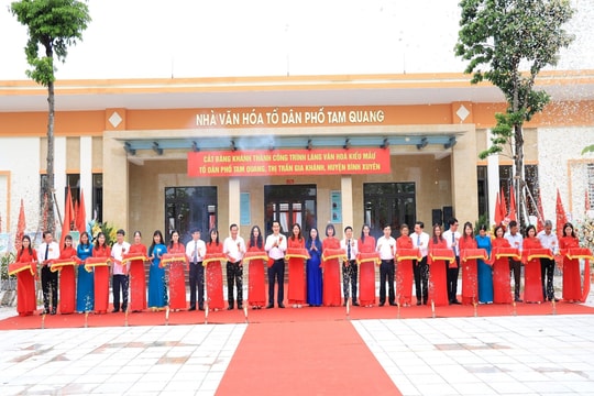 Vĩnh Phúc: Khánh thành công trình Làng văn hóa kiểu mẫu TDP Tam Quang