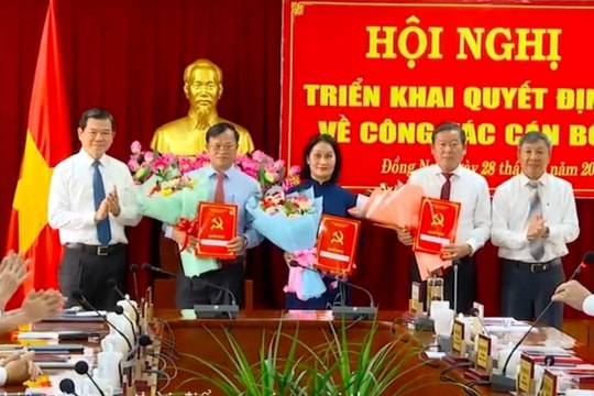 Ông Cao Tiến Dũng giữ chức Trưởng ban Dân vận Tỉnh ủy Đồng Nai