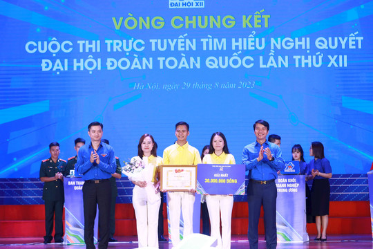 Tỉnh đoàn Quảng Ninh giành giải Nhất Cuộc thi tìm hiểu Nghị quyết Đại hội Đoàn toàn quốc