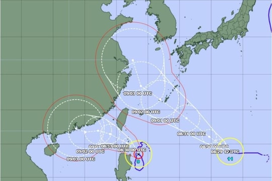 Bão Saola sẽ đi vào Biển Đông, xuất hiện hiện tượng bão đôi
