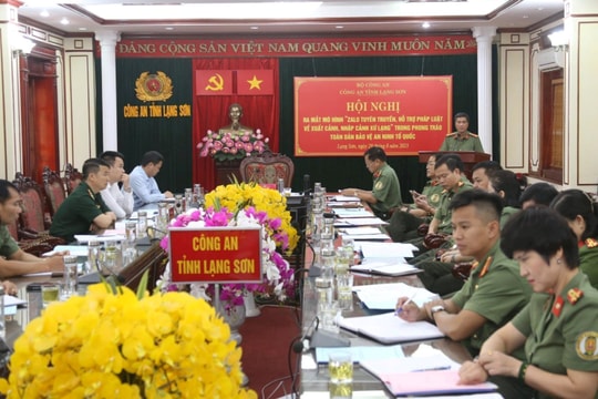 Công an Lạng Sơn tuyên truyền pháp luật qua nền tảng mạng xã hội