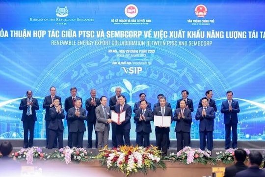 Liên danh PTSC - Sembcorp được cấp phép khảo sát biển cho Dự án điện gió ngoài khơi, xuất khẩu điện sang Singapore