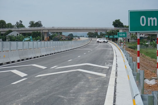 Thông xe cao tốc QL 45 - Nghi Sơn dịp Lễ Quốc khánh 2/9