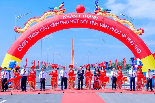 Khánh thành cầu Vĩnh Phú chào mừng Quốc khánh 02/9