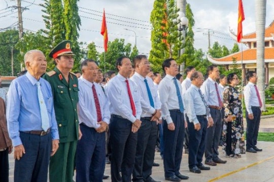 Lãnh đạo tỉnh Bà Rịa – Vũng Tàu viếng Nghĩa trang Liệt sĩ nhân dịp Quốc khánh 2/9