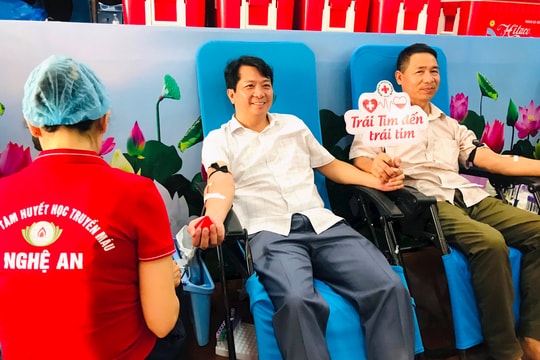 Ấm áp tinh thần nhân đạo trong ngày hội hiến máu tình nguyện