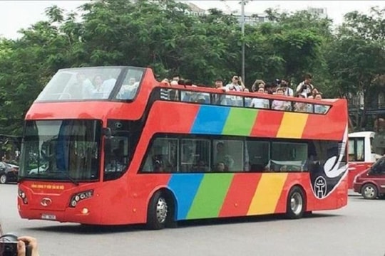 Miễn phí vé tham quan bằng xe buýt hai tầng dịp 2/9