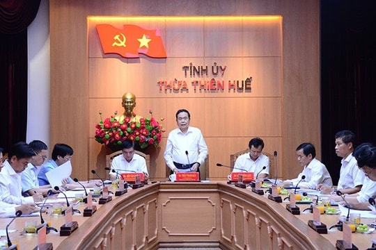 Đoàn kiểm tra của Bộ Chính trị làm việc tại tỉnh Thừa Thiên Huế