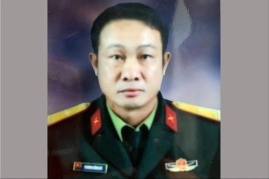 Truy thăng quân hàm cho Thiếu tá hy sinh khi cứu 2 người đuối nước