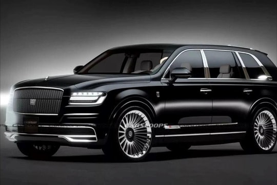 Hé lộ hình ảnh Toyota Century SUV