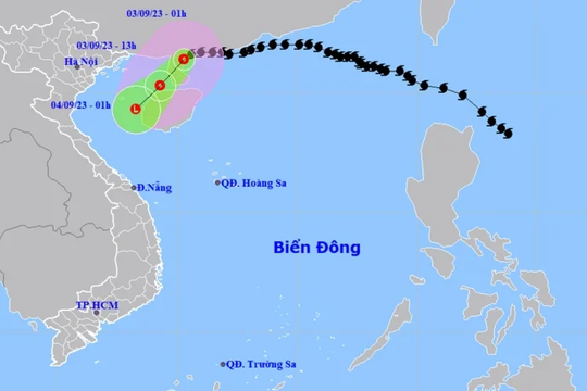 Bão Saola suy yếu, Nam Bộ có nơi mưa to