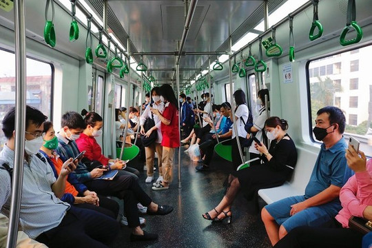 Metro Cát Linh - Hà Đông xác lập kỷ lục vận chuyển hành khách dịp Quốc khánh